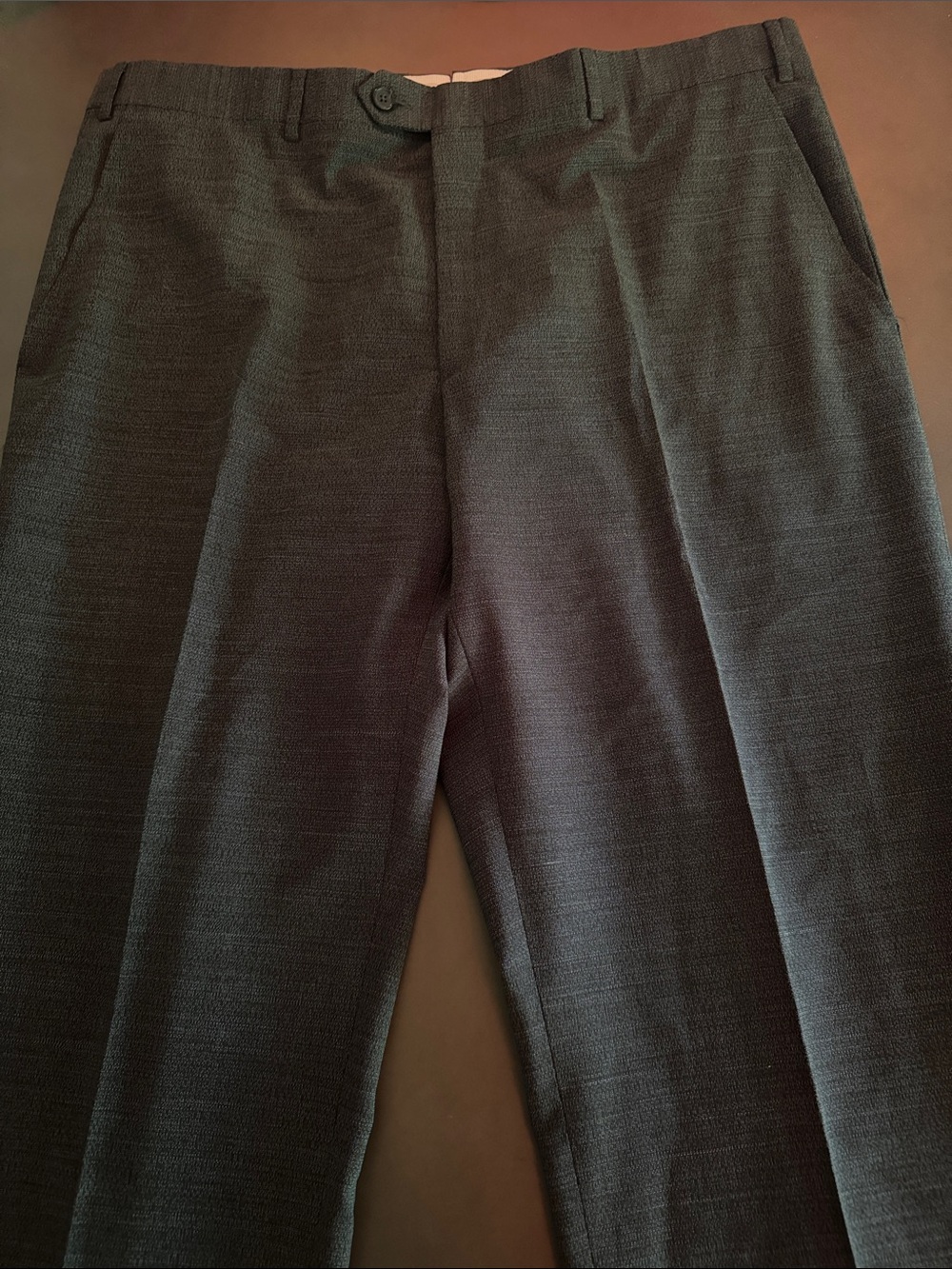 Santorelli Men's Dress Pants in Dark Charcoal